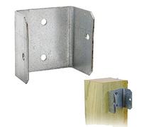 Fence Panel Clip - Galvanised 44mm or 50mm - Bracket Trellis Fixing Garden Post (50, 50mm)