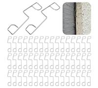 Fence Panel Clips, 50 Pcs Fence Panel Wedges Stainless Steel Fence Clips to Stop Rattling & Banging for Fence Post Repair Garden Fences and Farm Fencing