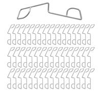 Fence Panel Clips, Stainless Steel Fence Panel Grips Clips, Fence Panel Wedges for Securing Fence Panel Clips to Stop Rattling, Posts & Movement, Garden Fence Panel Brackets & Fixing Clips (25PCS)