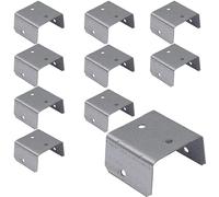 Fence Panel Clips/Trellis Clip Bracket | 50mm | Galvanised | Pack of 10