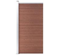 vidaXL Fence Panel WPC 95x186 cm Brown
