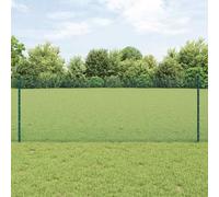 Fence Panel Green 1000x2.7x80cm Steel PVC Powder-Coated Garden Privacy Easy-fit