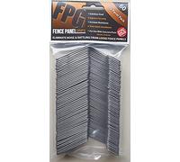 Fence Panel Grips 60 Pack - Stop Fence Panels Rattling Banging Prevent Theft Damage Stop Loose Fence Panels Security 60 Pack - 10 Fence Panels - Fence Panel Security Bracket Clips
