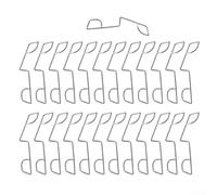 Fence Panel Grips Clips Stainless Steel Fence Wedges Stop Rattling Garden Wind Protector Fence Stabilizer