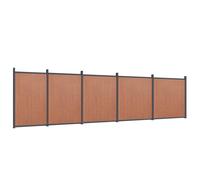Fence Panel Patio Outdoor Privacy Fence Board Garden Picket Fence WPC vidaXL