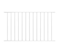 Fence Panel Powder-coated Steel Patio Barrier Multi Sizes Multi Colours vidaXL