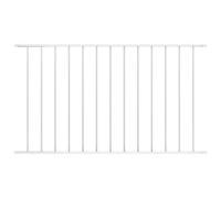 Fence Panel Powder-coated Steel Patio Barrier Multi Sizes Multi Colours vidaXL