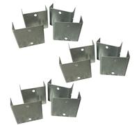 Fence Panel Security U-Clips, Galvanised Steel, Anti-Rattle, 44mm & 51mm, for Fixing Fence Panels and Heavy Duty Timber Trellis, Pack of 4, 8 or 12 (12, 51mm)