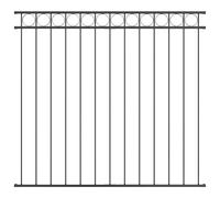 Fence Panel Steel Outdoor Landscape Barrier Border Edging Multi Sizes vidaXL