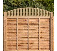 Fence Panel Topper 6ft x 0.5ft Florence Slatted Garden Trellis Wooden 3pk