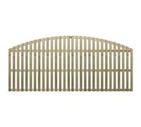 Fence Panel Topper 6ft x 2ft Florence Slatted Garden Trellis Wooden