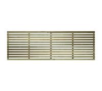 Fence Panel Topper 6ft x 2ft Vogue Slatted Garden Trellis Wooden 5pk