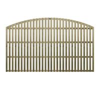 Fence Panel Topper 6ft x 3ft Florence Slatted Garden Trellis Wooden 3pk