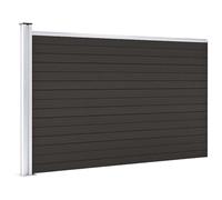 Fence Panel WPC 175x105 cm Black Hardware Cloth Chicken Wire Fence Welded Cage Wire for Bird Netting Fence Gopher Wire Rabbit Mesh Snake Fence Poultry Netting Cage Screen