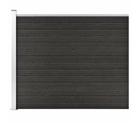 Fence Panel WPC 175x146 cm Grey