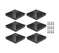 Fence Posat Cap 6Pcs Pyramid Post Caps Replacement Sun Protection Posts Top Fence Toppers for 4x4 Mailbox for Courtyard