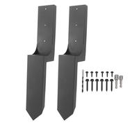 Fence Post Anchor Ground Spike Heavy Duty Steel Fence Post Repair Stakes Kit for Wooden Metal Fences Garden Yard Outdoor Use proof Durable 2 Pack