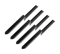 Fence Post Anchor Kit, Fence Post Stakes Kit Heavy Duty Steel Post Anchor Ground Spike Fence Post Support for Repairing Tilted Broken Wood Fence (4pack)