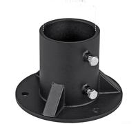 Fence Post Brackets 65mm Metal Support Base for Garden Patio Railings Bolt Down Fixing(C:78mm)