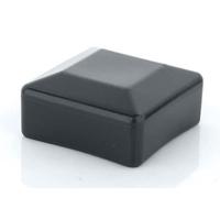 Fence Post Cap for External Dimensions 80 x 80 mm, Fence Caps Anthracite, Post Cap Pyramid Square Fence Post Caps Fence Cover Post Lid, Pipe Caps Made of Plastic