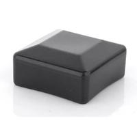 Fence Post Cap for External Dimensions 80 x 80 mm, Fence Caps, Black, Post Cap, Pyramid, Square Fence Post Caps, Fence Cover, Post Lid, Pipe Caps Made of Plastic