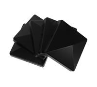 Fence Post Caps Black Pyramid for 5pcs Plastic Wooden Fences