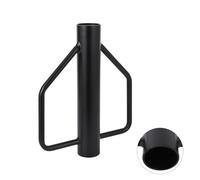 Fence Post Driver, 12 Lbs Heavy Duty T Post Driver Pounder with Handles, 17 Inch Steel Rammer Hand Hole Digger Tool for U-Channels, Garden Fence, Black