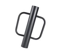 Fence Post Driver 17 Inch, Iron Construction with White Finish, for Home & Professional Use, Ergonomic Handle Design Ergonomic T Post Driver