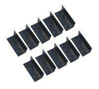 Fence Post Extender Angle Bracket Grey 70 x 70 x 180mm Holder Support 10PK