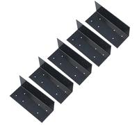 Fence Post Extender Angle Bracket Grey 70 x 70 x 180mm Holder Support 5PK