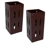 Fence Post Extender Holder Support 100mm x 100mm Easy Grip Panel Trellis 2PK