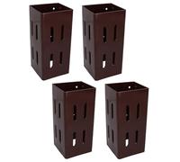 Fence Post Extender Holder Support 100mm x 100mm Easy Grip Panel Trellis 4PK