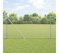 Fence Post Galvanised Steel 50 x 1 m PVC-Coated 19x19mm Mesh Weatherproof Strong