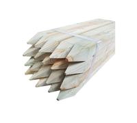 Fence Post Garden Square Tree Posts Tanalised Treated Timber Garden Fence Posts (45mm x 45mm) (6ft x 10 Pack)