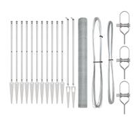 Fence Post Garden Terrace Barrier Outdoor Posts Steel Security Fencing vidaXL