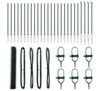 Fence Post Garden Terrace Barrier Outdoor Posts Steel Security Fencing vidaXL