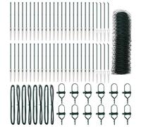 Fence Post Garden Terrace Barrier Outdoor Posts Steel Security Fencing vidaXL