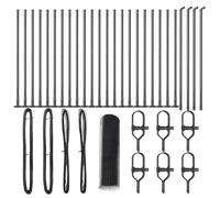 Fence Post Garden Terrace Barrier Outdoor Posts Steel Security Fencing vidaXL