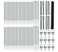 Fence Post Garden Terrace Barrier Outdoor Posts Steel Security Fencing vidaXL