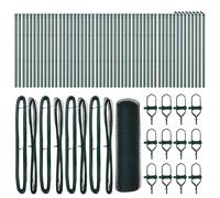 Fence Post Garden Terrace Barrier Outdoor Posts Steel Security Fencing vidaXL