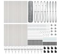 Fence Post Garden Terrace Barrier Outdoor Posts Steel Security Fencing vidaXL