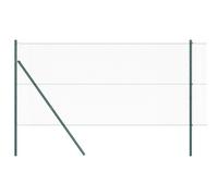 Fence Post Garden Terrace Barrier Outdoor Posts Steel Security Fencing vidaXL