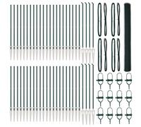 Fence Post Garden Terrace Barrier Outdoor Posts Steel Security Fencing vidaXL