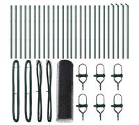 Fence Post Garden Terrace Barrier Outdoor Posts Steel Security Fencing vidaXL