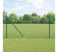 Fence Post Green 100 x 1 m Steel PVC Mesh 12x12mm Weatherproof Powdercoat Zinced