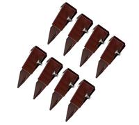 Fence Post Holder Support Drive in Post Repair Spike 75mm x 75mm Garden 8PK