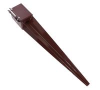 Fence Post Holder Support Drive In Spike 100mm x 100mm x 750mm Garden