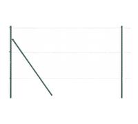 Fence Post Powder-coated Galvanised Steel Garden Barrier Modern Fencing vidaXL