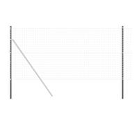 vidaXL Fence Posts 12 pcs Grey Powder-coated steel