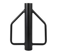 Fence Post Rammer, 3.6kg Heavy Duty Steel T Post Rammer Driver with Practical Handles, Garden Driver Thumper Knocker for U Channel, Fencing, Soil Compaction, Landscaping, Sign Pole, Wooden Post